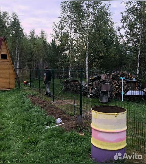 Забор из 3д сетки
