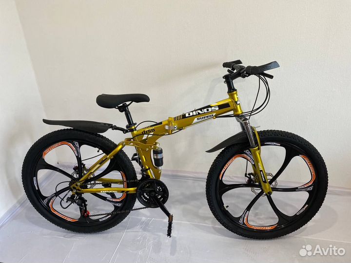 Велосипед взрослый складной 26 колеса на литье