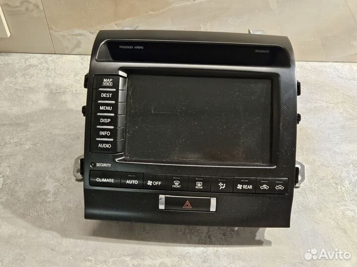 Штатная магнитола land cruiser 200