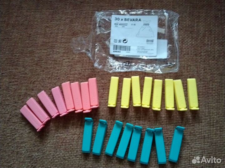 Зажимы для пакетов bevara IKEA