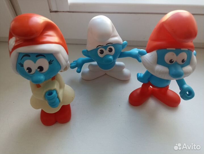 Фигурки смурфики
