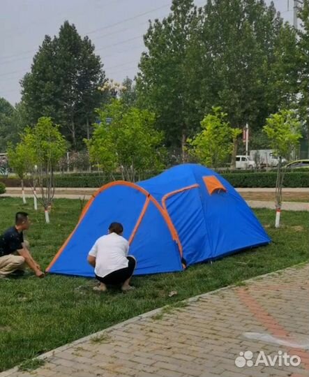 Палатка 3-х местная с прихожей (405х215хh170)