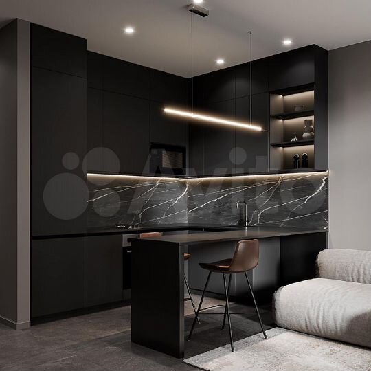 1-к. квартира, 48 м², 10/17 эт.