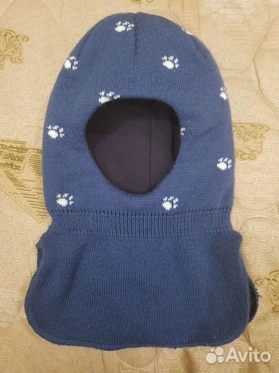 Шапка шлем для мальчика