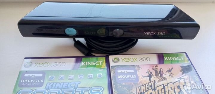 Xbox 360 kinect с дисками