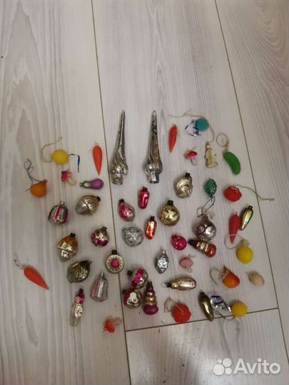 Ёлочные игрушки времён ссср