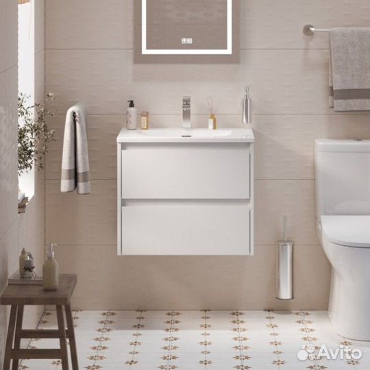 Мебель для ванной BelBagno Kraft-39-600-BB-8099-3-60 Bianco Opaco