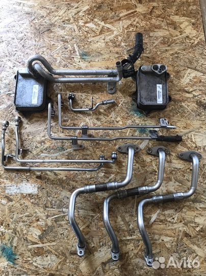 Трубка турбины,масляный радиатор caxa,Golf 6