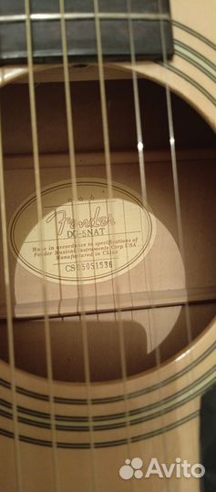 Гитара электроакустика Fender