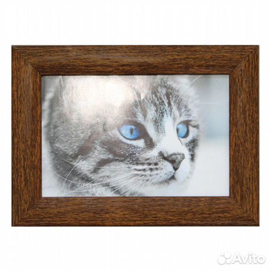 Фоторамка фрейм 210х300 мм орех пластик багет 726