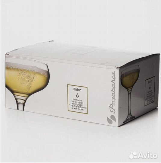 Бокалы для шампанского, стаканы