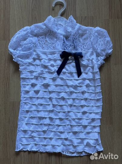 Блузки школьные на девочку