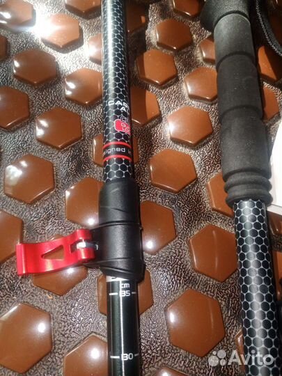 Палки карбон135см.с быстрой регулир.длинны