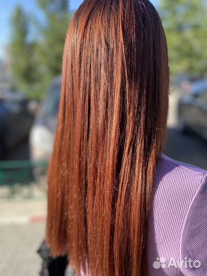 Кератиновое выпрямление