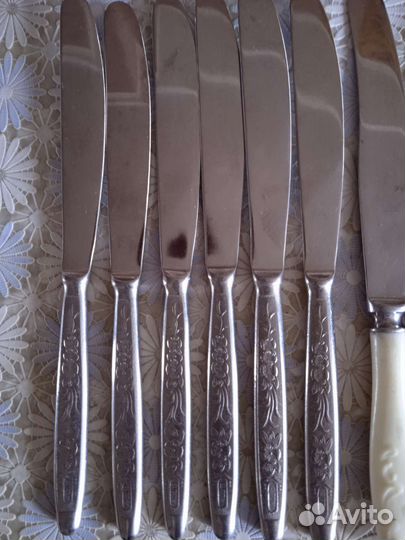 Ножи,ложки,лопатка нержавейка СССР винтаж