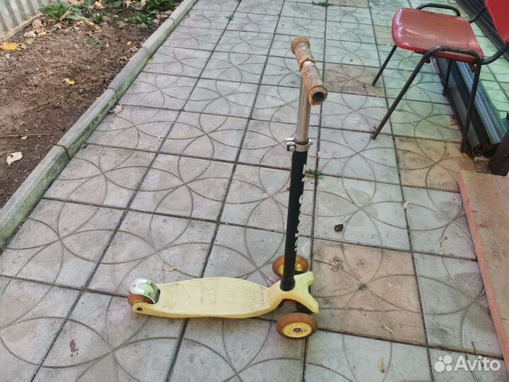Самокат детский трехколесный бу