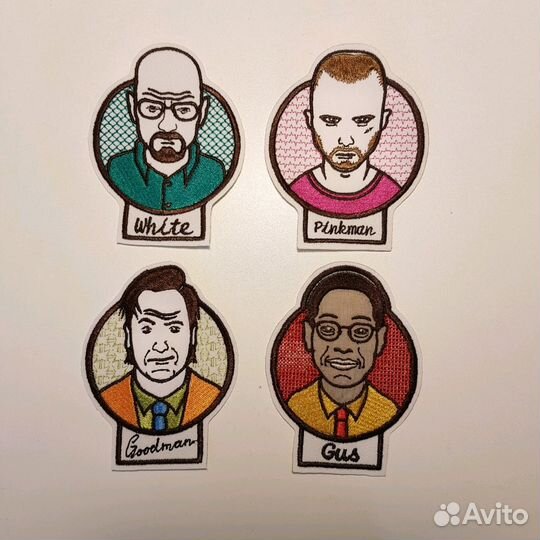 Набор патчей, нашивки на одежду