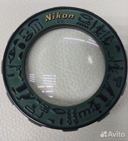 Лупа Nikon Пресспапье Металлическая Japan