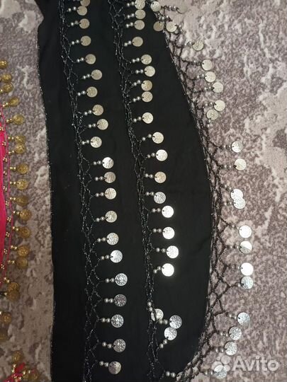 Платок -пояс для восточных танцев 5 шт