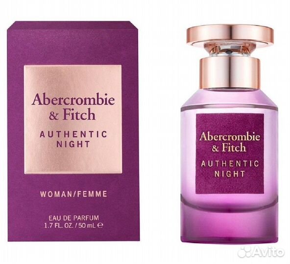 Abercrombie & Fitch Authentic Night Woman edp 50мл