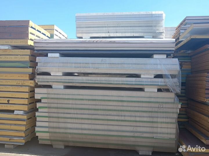 Сэндвич панели 10000 м2 в наличии