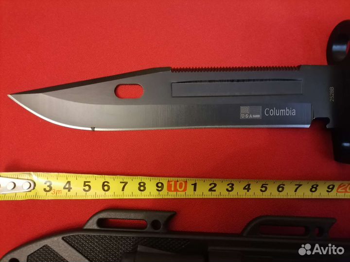 Нож туристический, точило, компас, новый