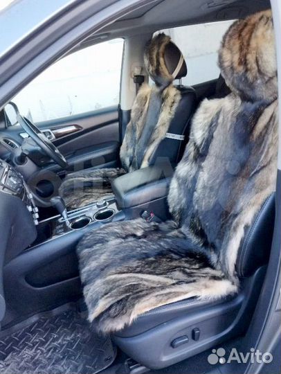 Меховые накидки из натурального волка