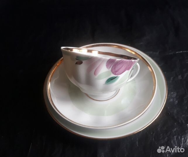 Чайный сервиз Пион Дулево СССР