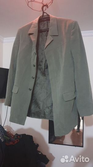 Пиджак мужской темно-зеленый, классический