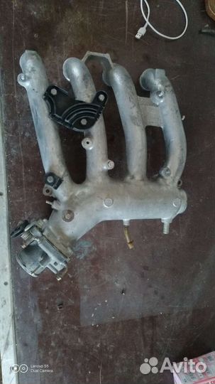 Впускной коллектор с дросселем ваз 2110
