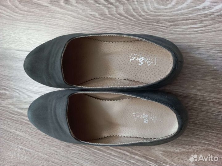 Лоферы натуральная замша 37