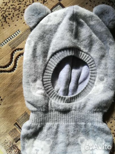 Шапка шлем размер 46-48