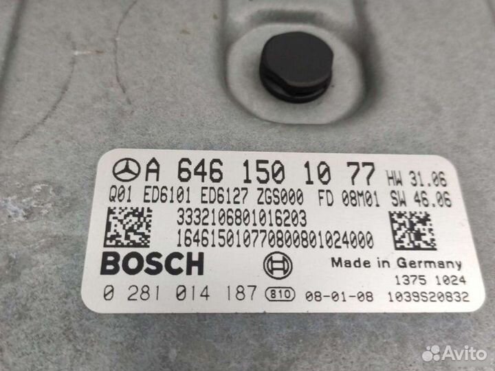 Блок управления двигателем Mercedes Vito W639