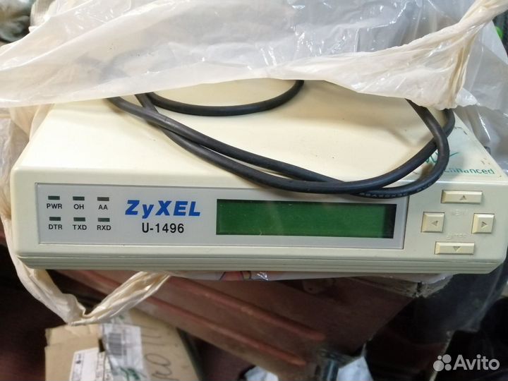 Раритетный модем zyxel
