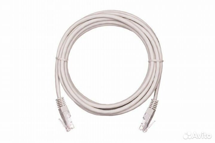 Патч-корд netlan 0.5м, 10 шт. (EC-PC4UD55B-005-GY-10)
