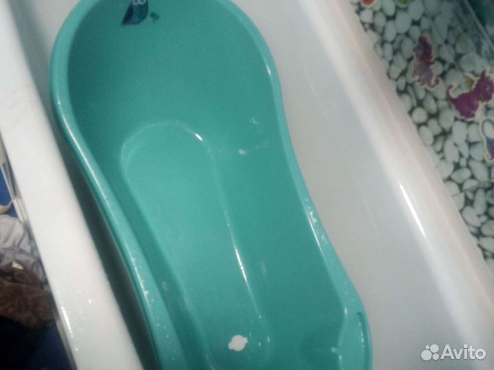 Продаю ванню, ковшик,и горку б/у 3 месяца