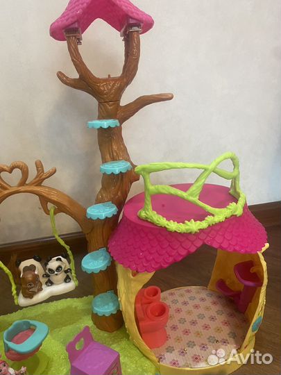 Enchantimals Лесной дом, Корабль, 5 кукол+питомец