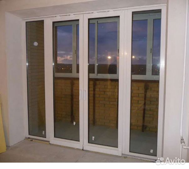 Пластиковые окна французские