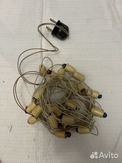 Новогодняя гирлянда СССР