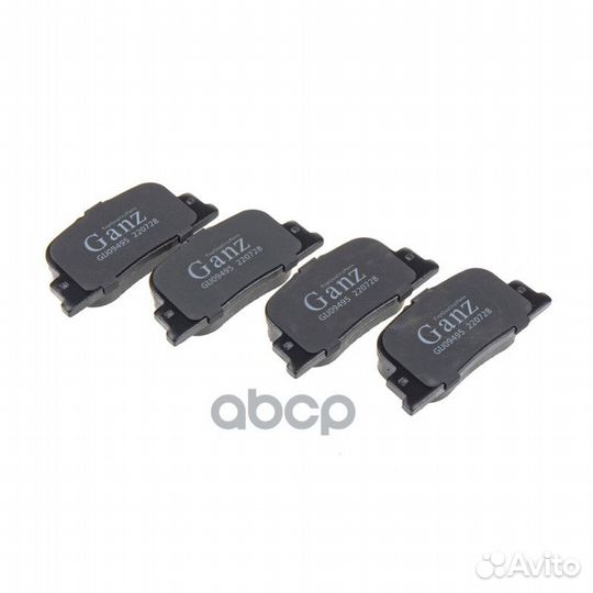 Колодки задние toyota Camry -01/BYD F3/geely V