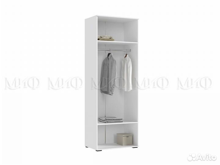 Шкаф двустворчатый белый