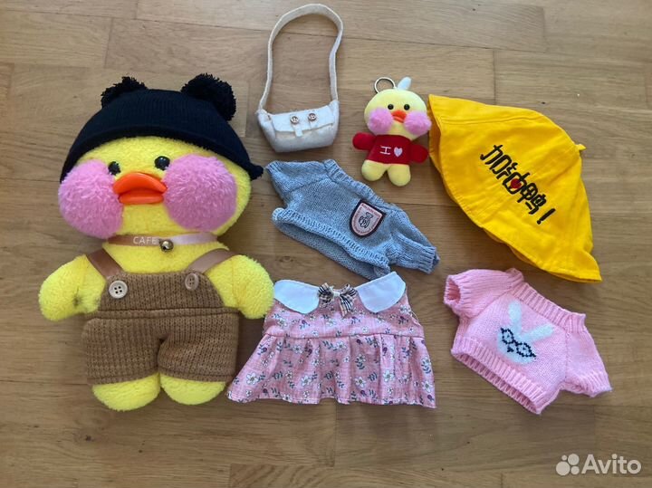 Уточка lalafanfan (лалафанфан) с аксессуарами