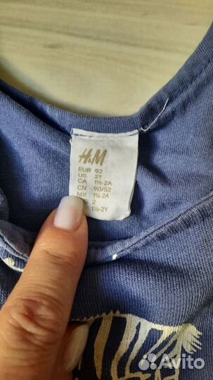 Летние полукомбинезоны H&M 92