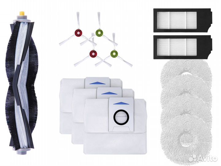 Ecovacs X1 Bork V830 V831 T10 щетки фильтры тряпки