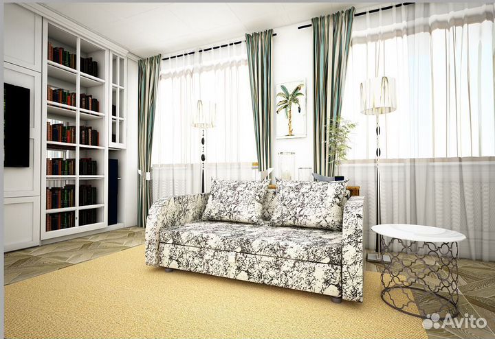 Диван прямой Малыш с подлокотниками