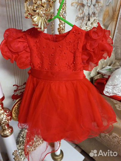 Платье для девочки 86 92