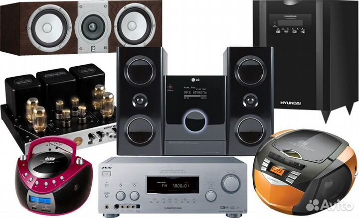 Ремонт аудиотехники, ремонт аудио колонок