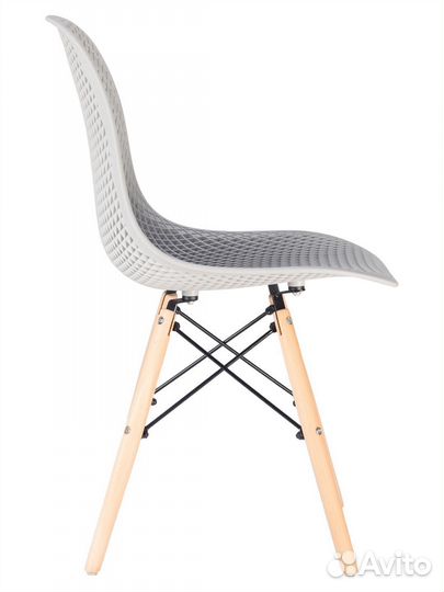 Стул ажурный в стиле eames DSW, светло-серый NEW