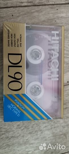 Аудиокассеты новые запечатанные Hitachi