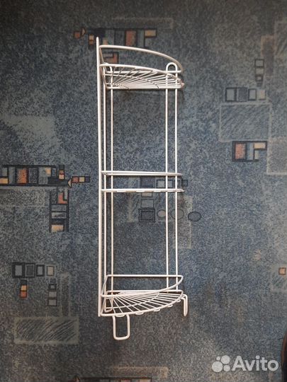 Угловая полка в ванную